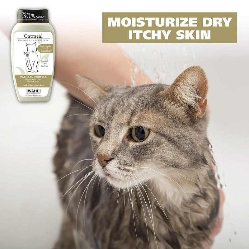 Wahl Oatmeal Coconut Cat Shampoo 455ml - Image 2