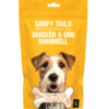 Goofy Tails Chicken and COD Dumbell Treats for Dogs and Puppies - 70 Grams
