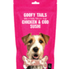 Goofy Tails Chicken & Cod Sushi Treats for Dogs and Puppies - 70 Grams