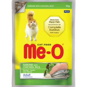 Me-O Sardine with Chicken & Rice 80g