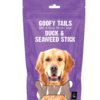 Goofy Tails Duck & Seaweed Stick Treats for Dogs and Puppies - 70 Grams