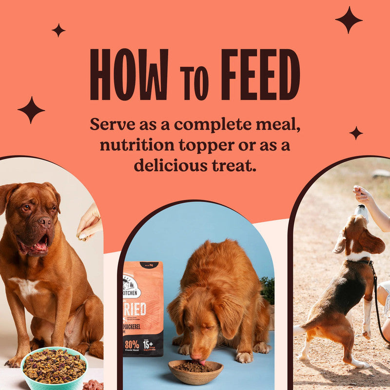 kennel Kitchen Adult Dog n Puppy Air Dried chicken n Mackerel 300g - Image 7