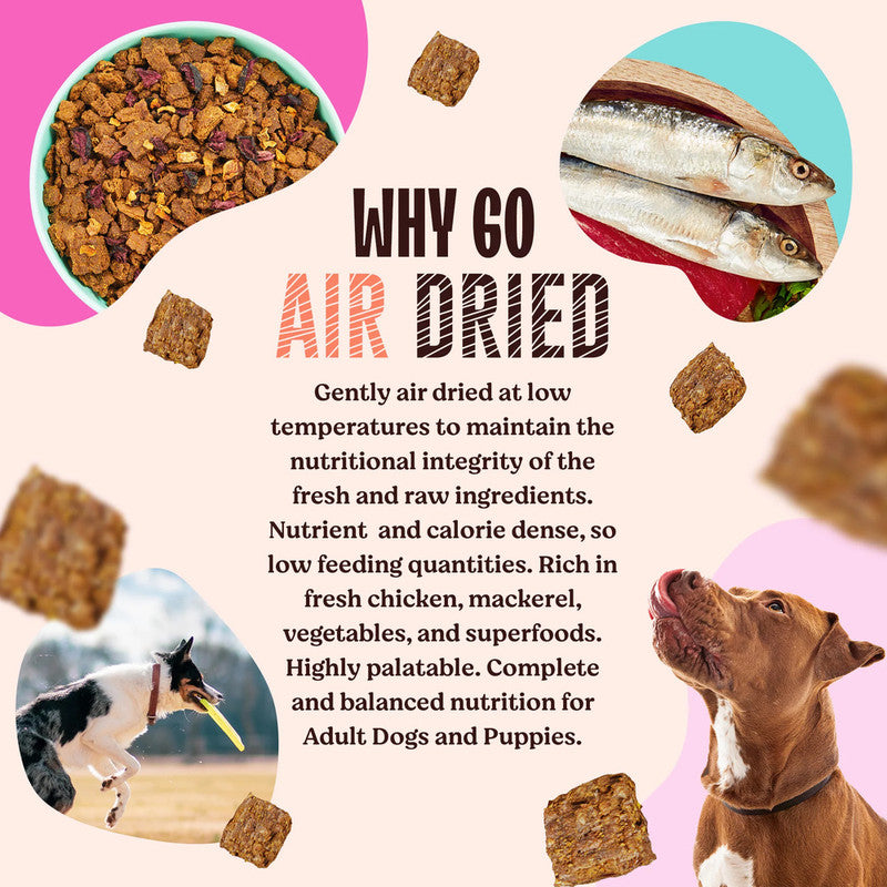 kennel Kitchen Adult Dog n Puppy Air Dried chicken n Mackerel 300g - Image 3