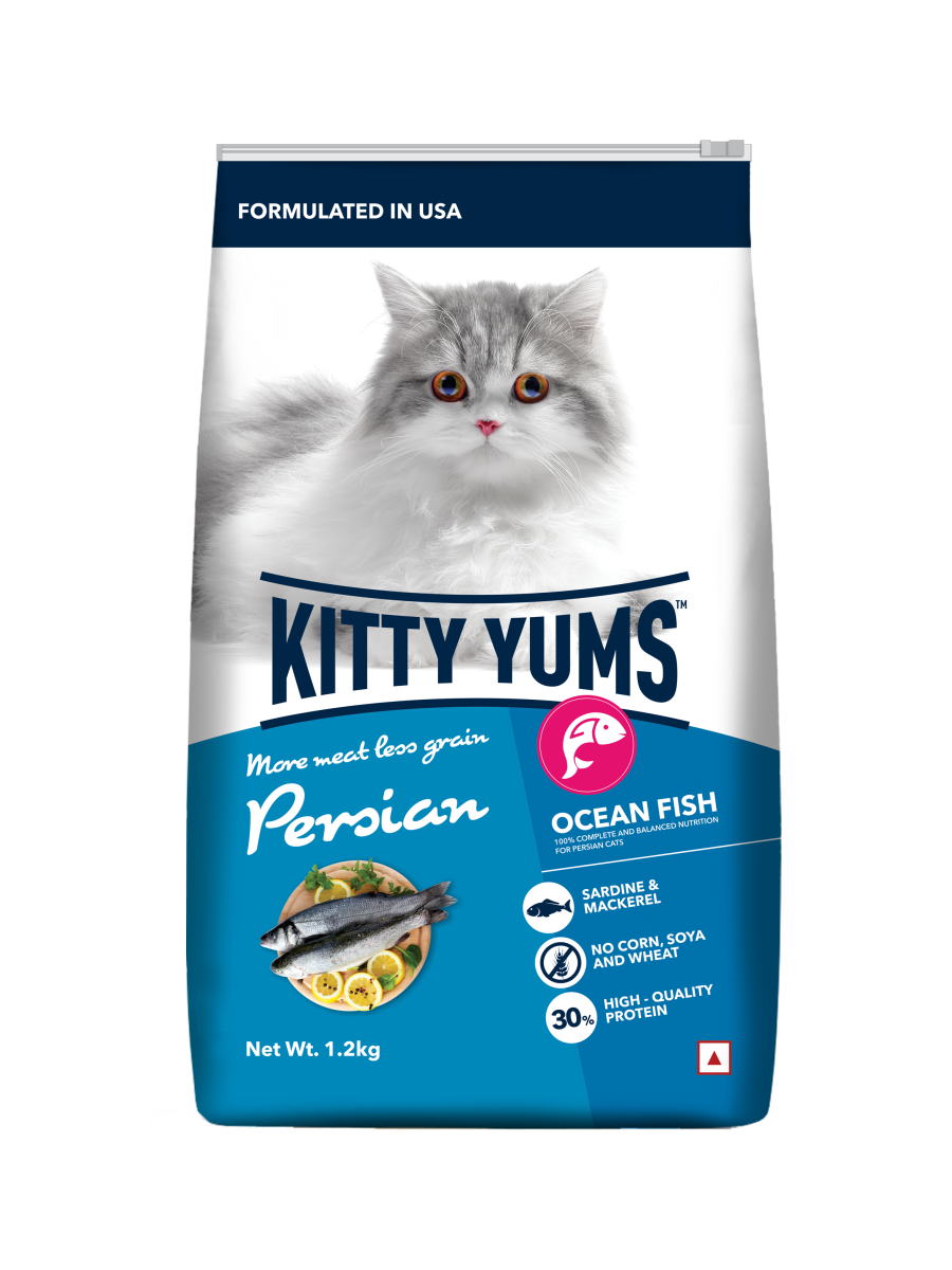 Kitty Yums Persian Adult Ocean Fish 1.2kg