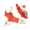 Goofy Tails Rubber Squeaky Crocodile Toy