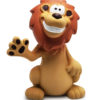 Goofy Tails Latex Squeaky Lion