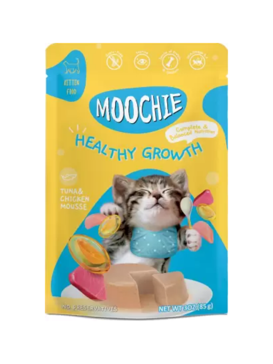 Moochie Kitten Healthy Growth Chicken with Tuna Mousse 85g