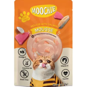 Moochie Cat Mousse With Salmon 85g