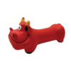 Goofy Tails Latex Squeaky Red Bull Toy