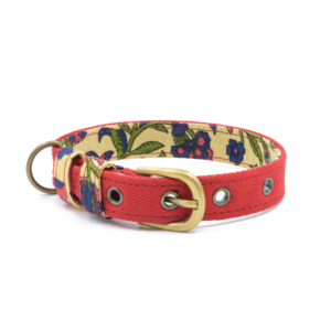 PetWale Red Dog Belt Collar - L